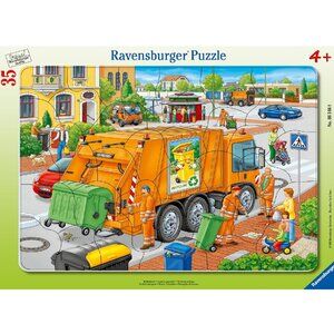 Ravensburger Frame Puzzles - Waste Collection (35 Pieces)  New Sealed Age 4+